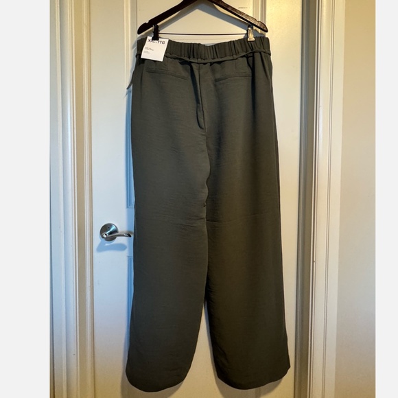 💙 3/$21 Reitmans pull-on, wide-leg, high-rise crepe pant (XXL) NEW w/tags - Picture 3 of 9